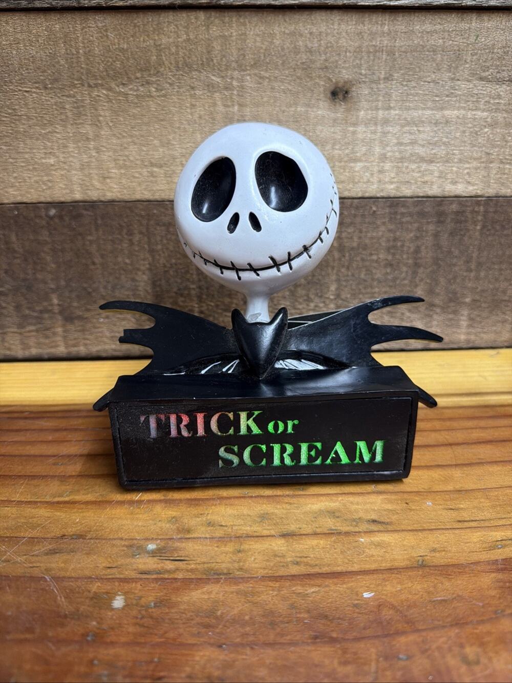 Jack Skellington Night Before Christmas Light up LED Trick Or Scream -Flaw